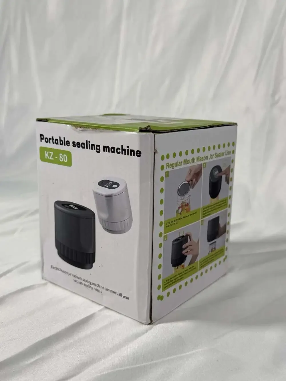 Portable Sealing Machine Electric Mason Jar Vacuum Sealer KZ-80